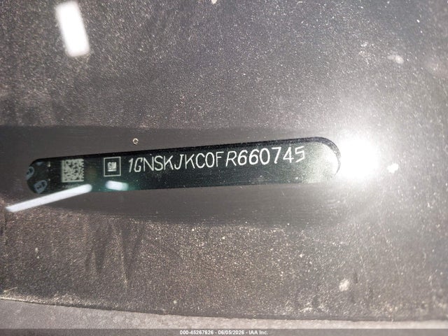 Продаж на аукціоні авто 2015 Chevrolet Suburban 1500 Lt, vin: 1GNSKJKC0FR660745, номер лоту: 45267626