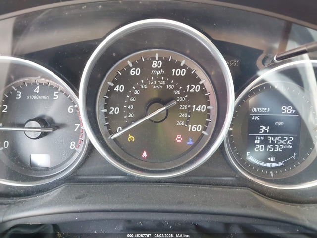 45267767 :رقم المزاد ، JM3KE4CY5E0395357 vin ، 2014 Mazda Cx-5 Touring مزاد بيع