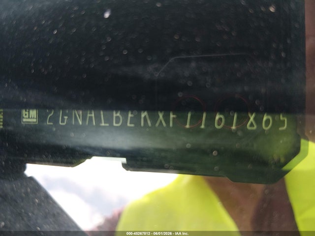 45267812 :رقم المزاد ، 2GNALBEKXF1161865 vin ، 2015 Chevrolet Equinox 1lt مزاد بيع