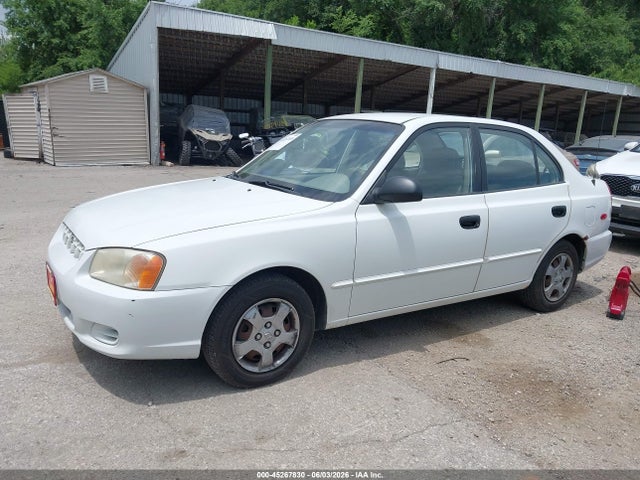 Aukcja sprzedaży 2002 Hyundai Accent Gl, vin: KMHCG45C12U374126, numer aukcji: 45267830