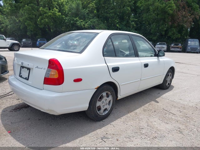 Aukcja sprzedaży 2002 Hyundai Accent Gl, vin: KMHCG45C12U374126, numer aukcji: 45267830