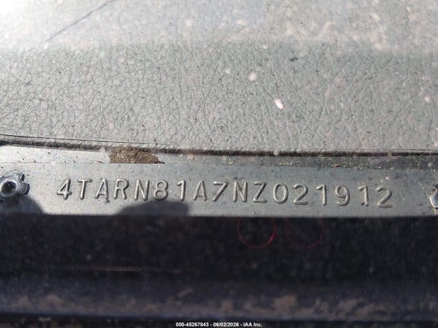 45267843 :رقم المزاد ، 4TARN81A7NZ021912 vin ، 1992 Toyota Pickup 1/2 Ton Short Whlbase Stb مزاد بيع