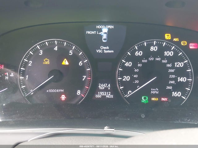 2007 Lexus Ls 460 L მანქანა იყიდება აუქციონზე, vin: JTHGL46F775019701, აუქციონის ნომერი: 45267871