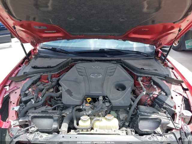 2021 Infiniti Q50 Luxe მანქანა იყიდება აუქციონზე, vin: JN1EV7BP4MM705718, აუქციონის ნომერი: 45268007