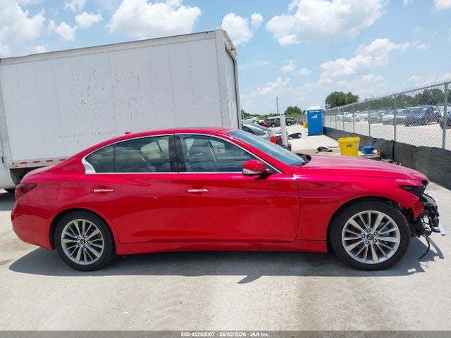 2021 Infiniti Q50 Luxe მანქანა იყიდება აუქციონზე, vin: JN1EV7BP4MM705718, აუქციონის ნომერი: 45268007