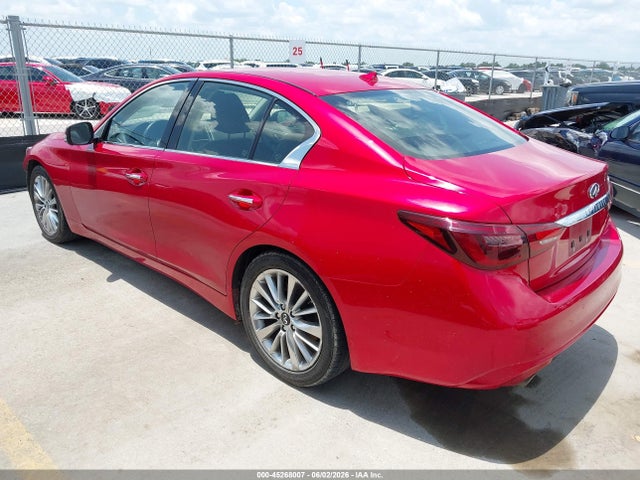 2021 Infiniti Q50 Luxe მანქანა იყიდება აუქციონზე, vin: JN1EV7BP4MM705718, აუქციონის ნომერი: 45268007