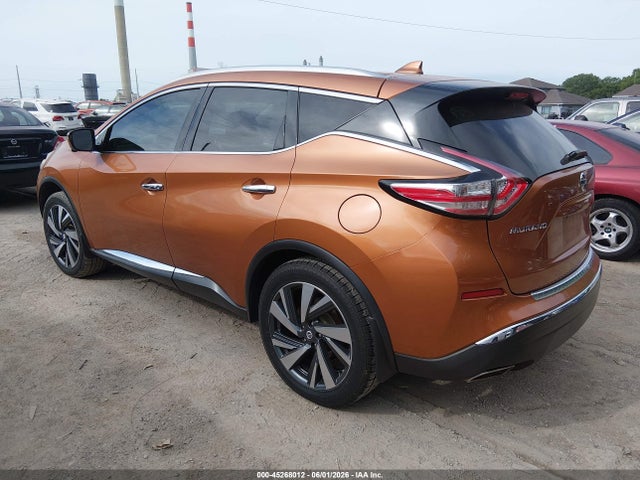 Aukcja sprzedaży 2017 Nissan Murano Platinum, vin: 5N1AZ2MH4HN103566, numer aukcji: 45268012