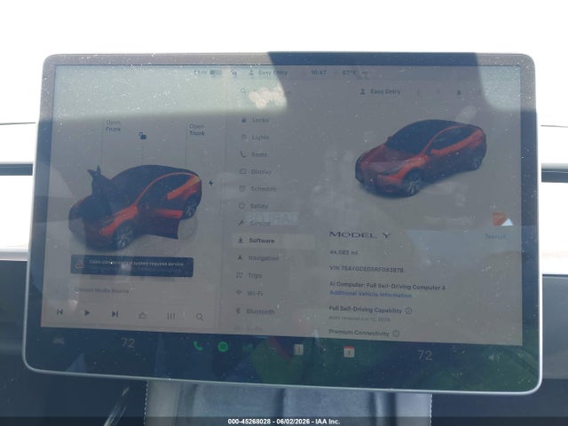 Продажа на аукционе авто 2024 Tesla Model Y, vin: 7SAYGDED5RF083878, номер лота: 45268028