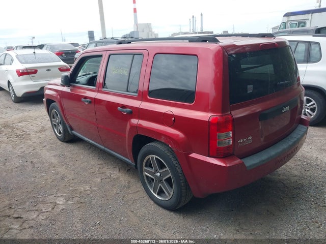 2009 Jeep Patriot Sport მანქანა იყიდება აუქციონზე, vin: 1J4FF28B59D105157, აუქციონის ნომერი: 45268112