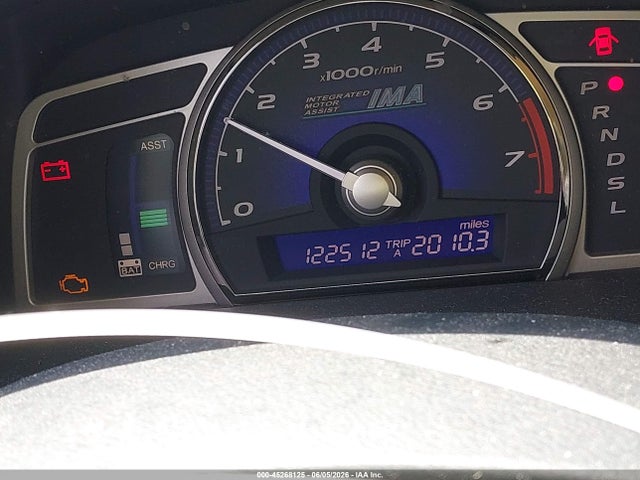 45268125 :رقم المزاد ، JHMFA36217S019249 vin ، 2007 Honda Civic Hybrid مزاد بيع