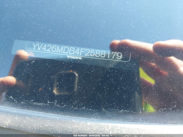 45268205 :رقم المزاد ، YV426MDB4F2588179 vin ، 2015 Volvo Xc60 T5 Premier مزاد بيع