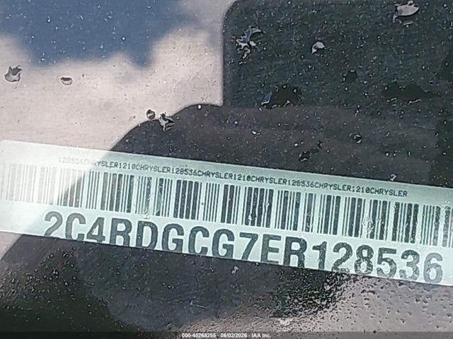 Aukcja sprzedaży 2014 Dodge Grand Caravan Sxt, vin: 2C4RDGCG7ER128536, numer aukcji: 45268255