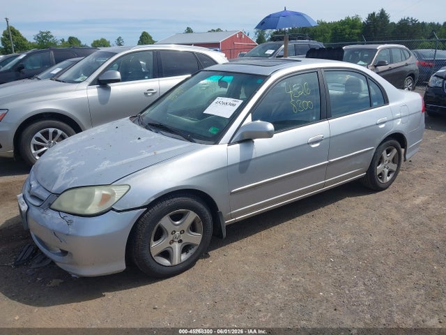 45268300 :رقم المزاد ، 2HGES26725H509995 vin ، 2005 Honda Civic Ex مزاد بيع