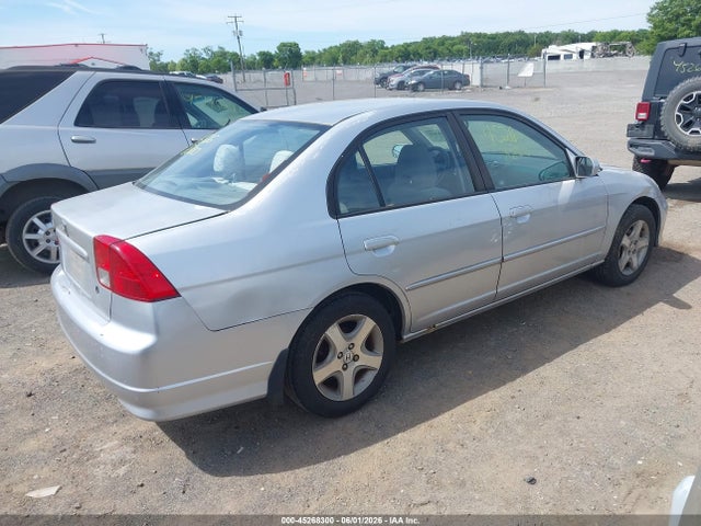 45268300 :رقم المزاد ، 2HGES26725H509995 vin ، 2005 Honda Civic Ex مزاد بيع