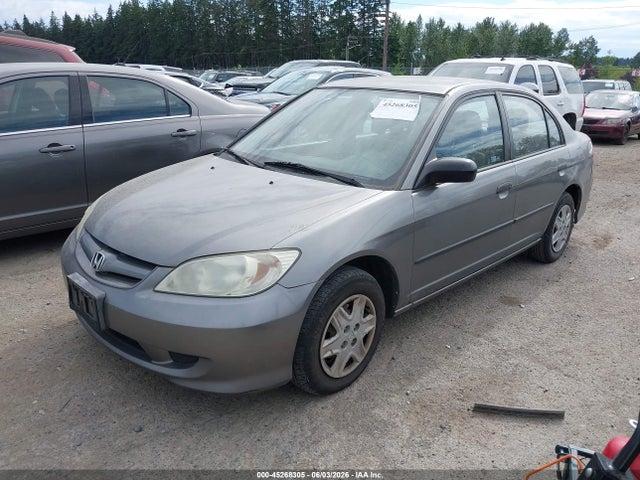 Продаж на аукціоні авто 2005 Honda Civic Vp, vin: 2HGES16355H549379, номер лоту: 45268305