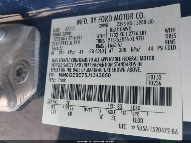 Ford Transit Connect Xl 2018 NM0GE9E75J1343650 Image 9