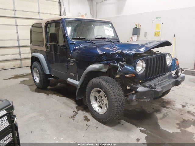 45268403 :رقم المزاد ، 1J4FA49S4YP795392 vin ، 2000 Jeep Wrangler Sport مزاد بيع