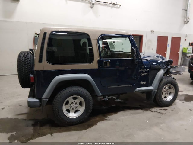45268403 :رقم المزاد ، 1J4FA49S4YP795392 vin ، 2000 Jeep Wrangler Sport مزاد بيع