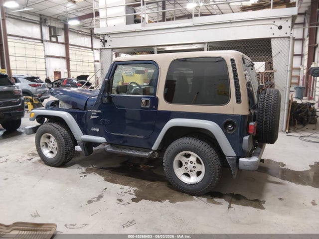 45268403 :رقم المزاد ، 1J4FA49S4YP795392 vin ، 2000 Jeep Wrangler Sport مزاد بيع