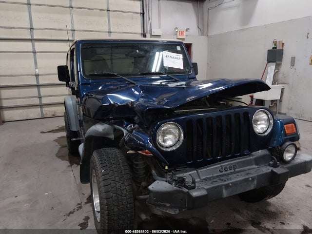 45268403 :رقم المزاد ، 1J4FA49S4YP795392 vin ، 2000 Jeep Wrangler Sport مزاد بيع