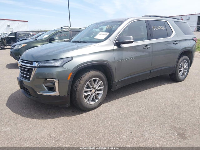 45268662 :رقم المزاد ، 1GNEVGKW4NJ168136 vin ، 2022 Chevrolet Traverse Awd Lt Cloth مزاد بيع