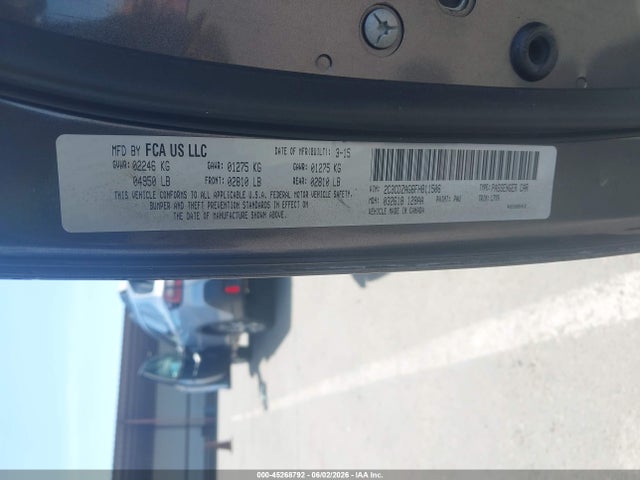 Dodge Challenger Sxt 2015 2C3CDZAG6FH811506 Image 9