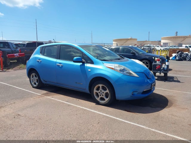 45268839 :رقم المزاد ، JN1AZ0CP4BT005516 vin ، 2011 Nissan Leaf Sl مزاد بيع