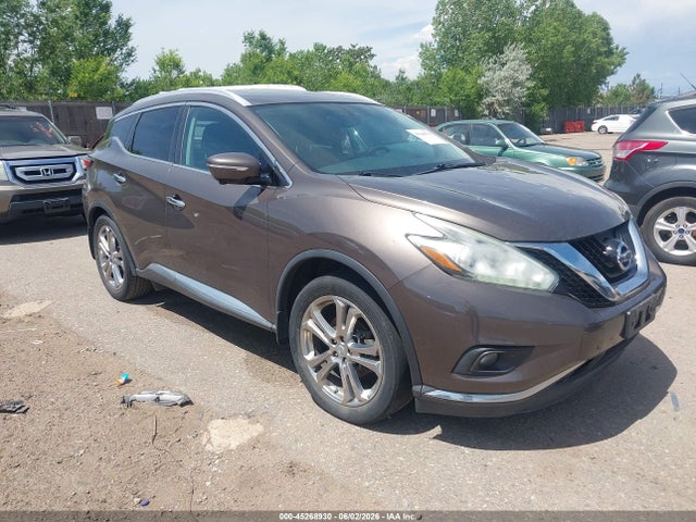 Aukcja sprzedaży 2015 Nissan Murano Platinum, vin: 5N1AZ2MH7FN284207, numer aukcji: 45268930