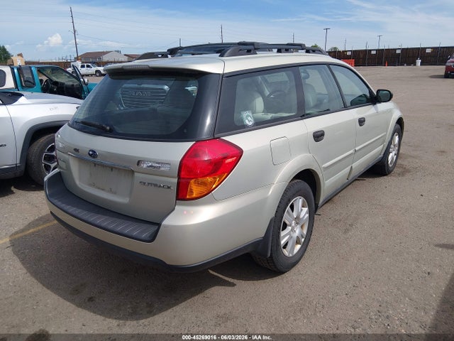 2005 Subaru Outback 2.5i მანქანა იყიდება აუქციონზე, vin: 4S4BP61C257321256, აუქციონის ნომერი: 45269016