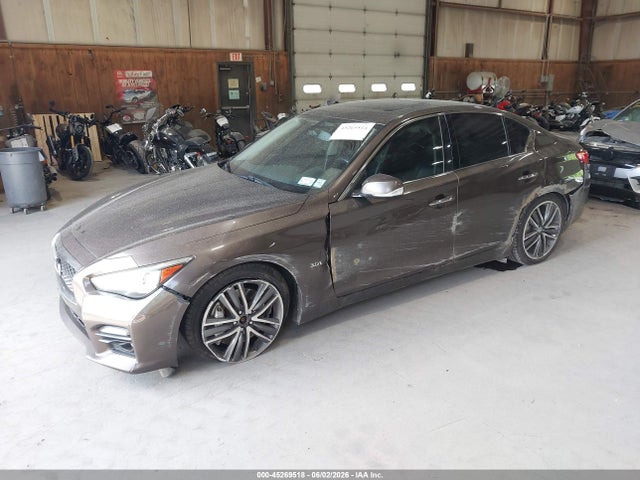 45269518 :رقم المزاد ، JN1EV7AR7GM343178 vin ، 2016 Infiniti Q50 3.0t Premium/3.0t Sport مزاد بيع