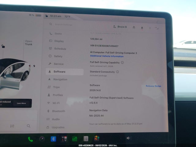 Auction sale of the 2019 Tesla Model 3 Long Range/mid Range/standard Range/standard Range Plus, vin: 5YJ3E1EA5KF419407, lot number: 45269625