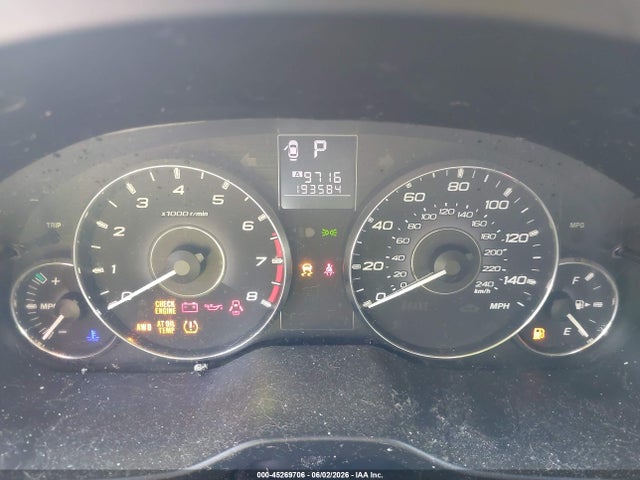 2011 Subaru Outback 2.5i მანქანა იყიდება აუქციონზე, vin: 4S4BRCAC8B3344486, აუქციონის ნომერი: 45269706