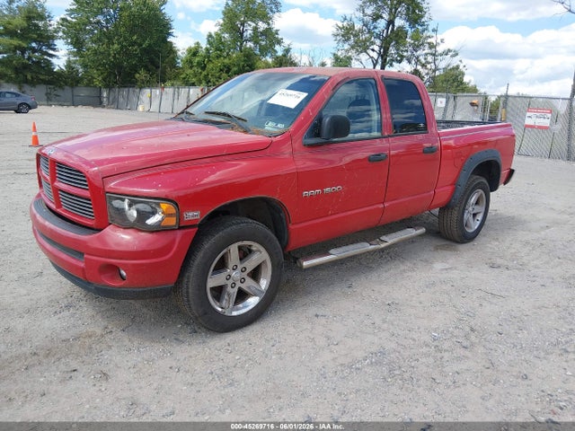 Продажа на аукционе авто 2002 Dodge Ram 1500 St, vin: 3D7HU18N12G145808, номер лота: 45269716