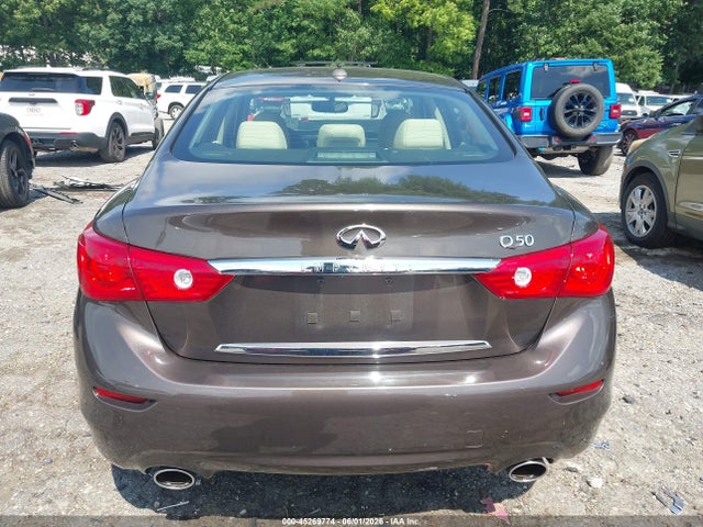 2015 Infiniti Q50 Premium მანქანა იყიდება აუქციონზე, vin: JN1BV7AP7FM351930, აუქციონის ნომერი: 45269774