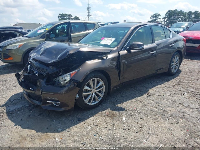 2015 Infiniti Q50 Premium მანქანა იყიდება აუქციონზე, vin: JN1BV7AP7FM351930, აუქციონის ნომერი: 45269774
