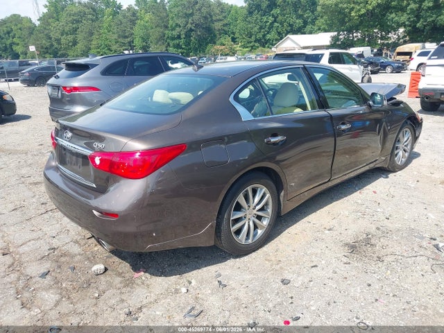 2015 Infiniti Q50 Premium მანქანა იყიდება აუქციონზე, vin: JN1BV7AP7FM351930, აუქციონის ნომერი: 45269774