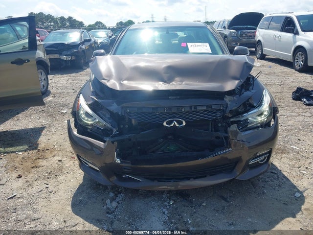 2015 Infiniti Q50 Premium მანქანა იყიდება აუქციონზე, vin: JN1BV7AP7FM351930, აუქციონის ნომერი: 45269774