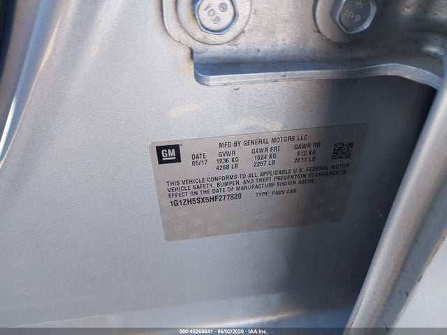 1G1ZH5SX5HF277820 Chevrolet Malibu Premier
