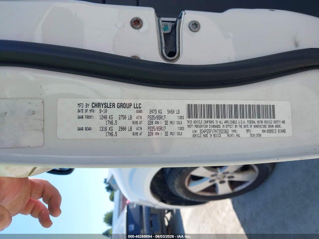 45269894 :رقم المزاد ، 3D4PG5FV7AT252362 vin ، 2010 Dodge Journey Sxt مزاد بيع