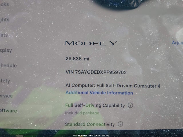 Tesla Model Y 2023 7SAYGDEDXPF959762 Image 7