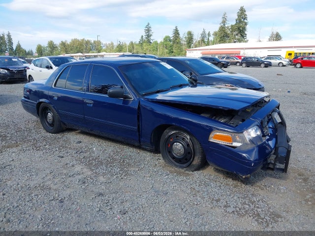 45269986 :رقم المزاد ، 2FABP7BV0BX182735 vin ، 2011 Ford Crown Victoria Police Interceptor مزاد بيع