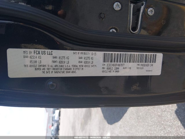 2015 Chrysler 300 300s მანქანა იყიდება აუქციონზე, vin: 2C3CCABG9FH867877, აუქციონის ნომერი: 45270172
