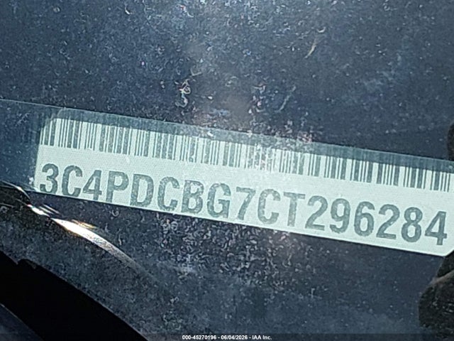 Aukcja sprzedaży 2012 Dodge Journey Sxt, vin: 3C4PDCBG7CT296284, numer aukcji: 45270196