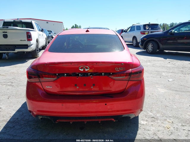 Продаж на аукціоні авто 2018 Infiniti Q50 3.0t Red Sport 400, vin: JN1FV7ARXJM481681, номер лоту: 45270309