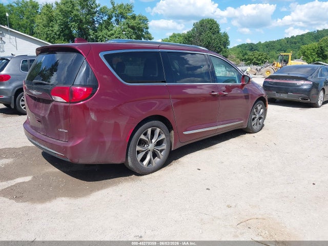 Продажа на аукционе авто 2017 Chrysler Pacifica Limited, vin: 2C4RC1GG1HR533726, номер лота: 45270359