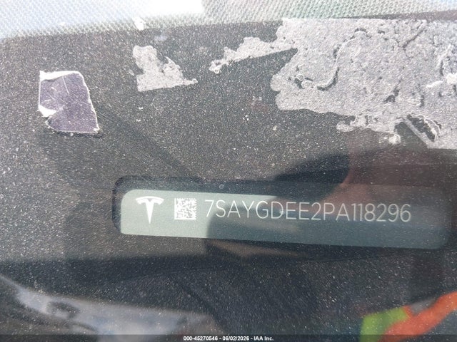 Продажа на аукционе авто 2023 Tesla Model Y Awd/long Range Dual Motor All-wheel Drive, vin: 7SAYGDEE2PA118296, номер лота: 45270546