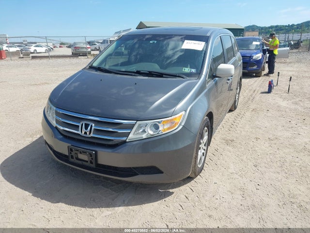 45270582 :رقم المزاد ، 5FNRL5H61CB069595 vin ، 2012 Honda Odyssey Ex-l مزاد بيع