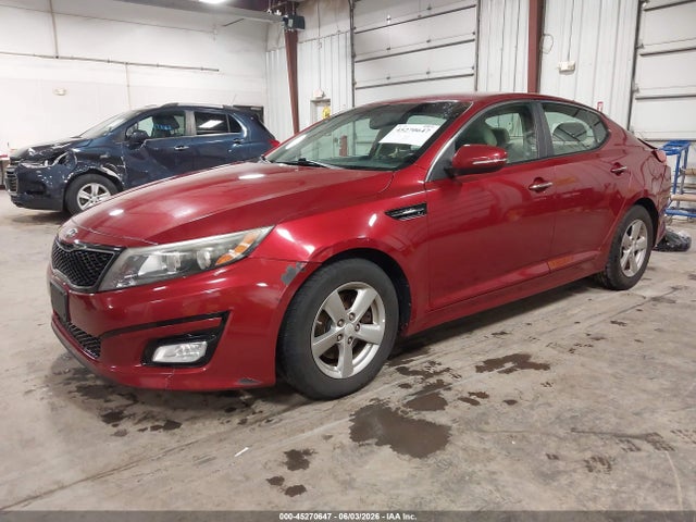 45270647 :رقم المزاد ، 5XXGM4A76EG295844 vin ، 2014 Kia Optima Lx مزاد بيع