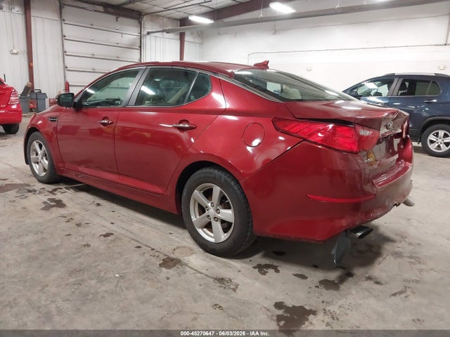 45270647 :رقم المزاد ، 5XXGM4A76EG295844 vin ، 2014 Kia Optima Lx مزاد بيع