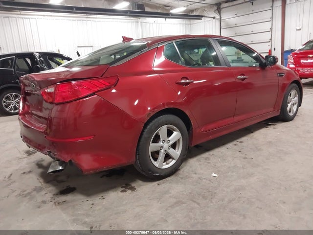 45270647 :رقم المزاد ، 5XXGM4A76EG295844 vin ، 2014 Kia Optima Lx مزاد بيع